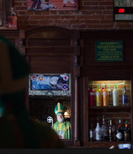  Photo of Tom Keefe as St. Patrick: courtesy of The Spokesman-Review, March 9, 2017