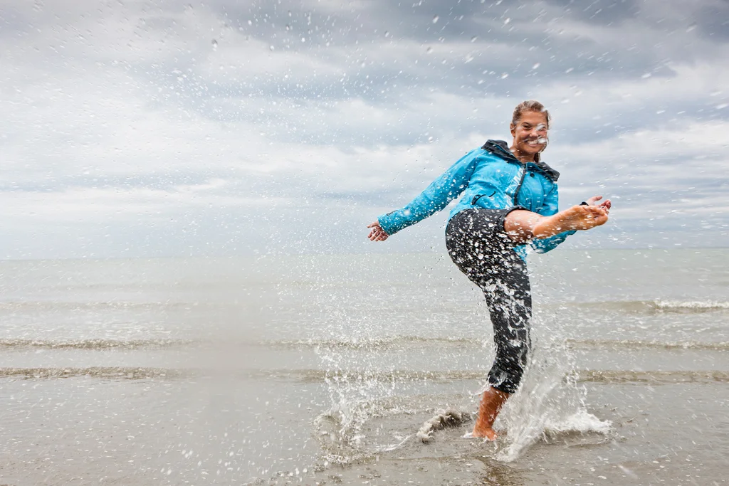 Olympic sailor Evi Van Ackere for Menzo