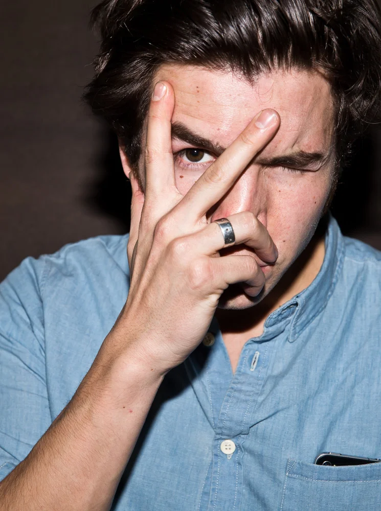 Flemish actor Matteo Simoni
