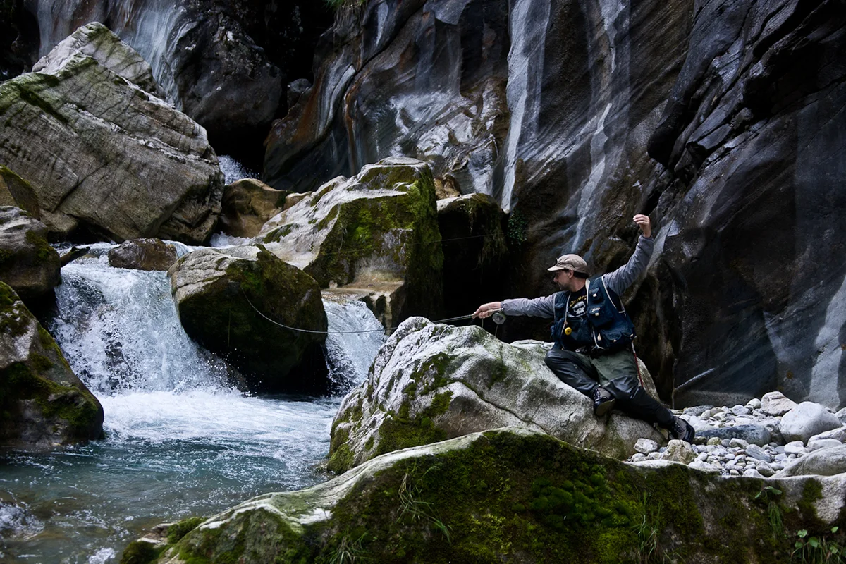 Flyfishing in Courchevel for Menzo