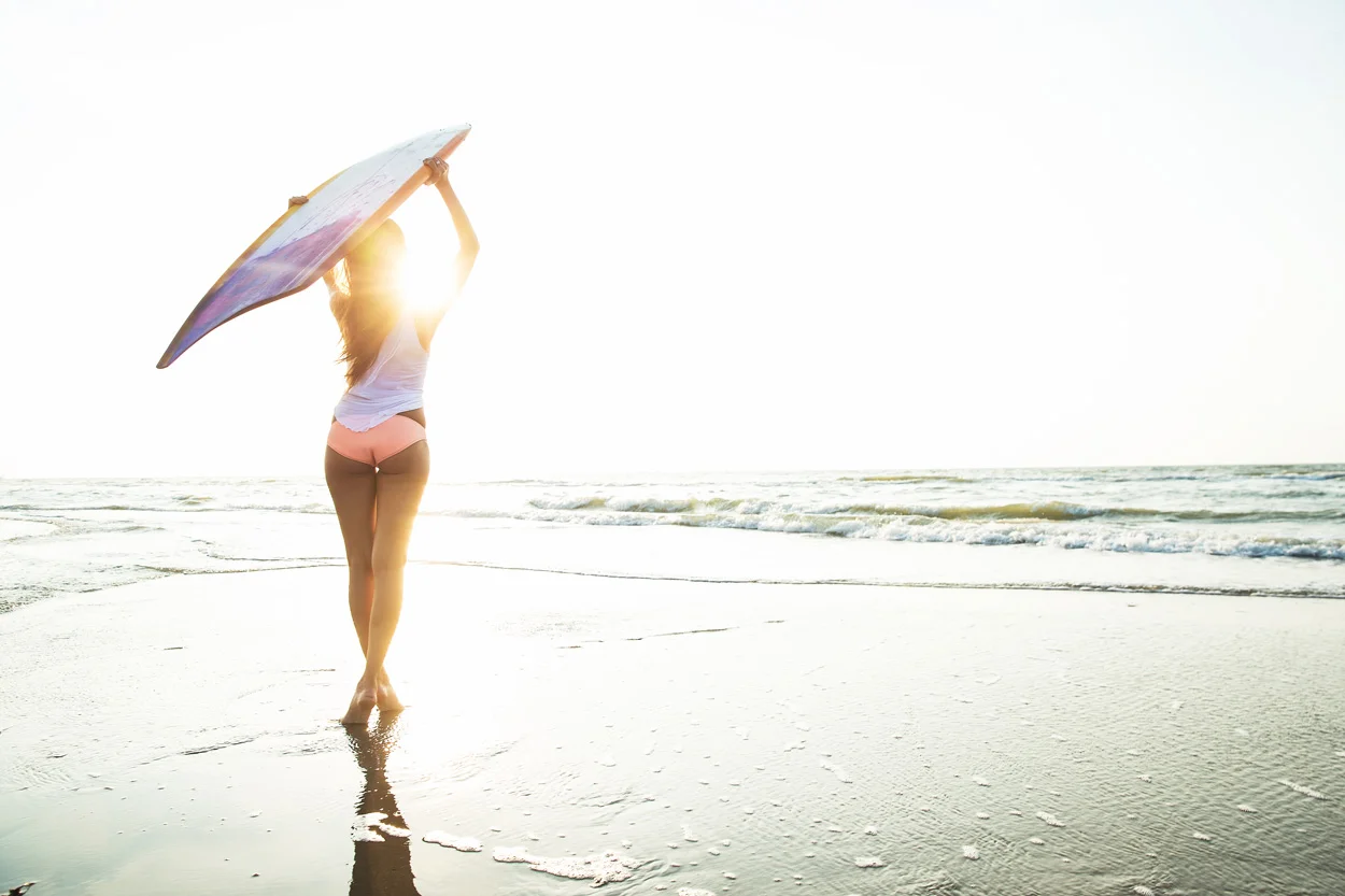 Sunset Surfbabe