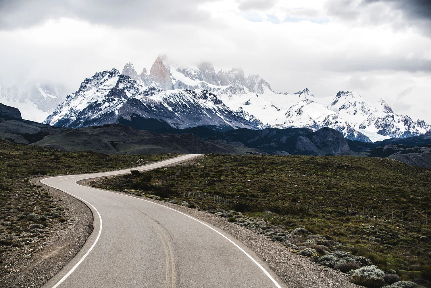 The road to El Chalten. Patagonia