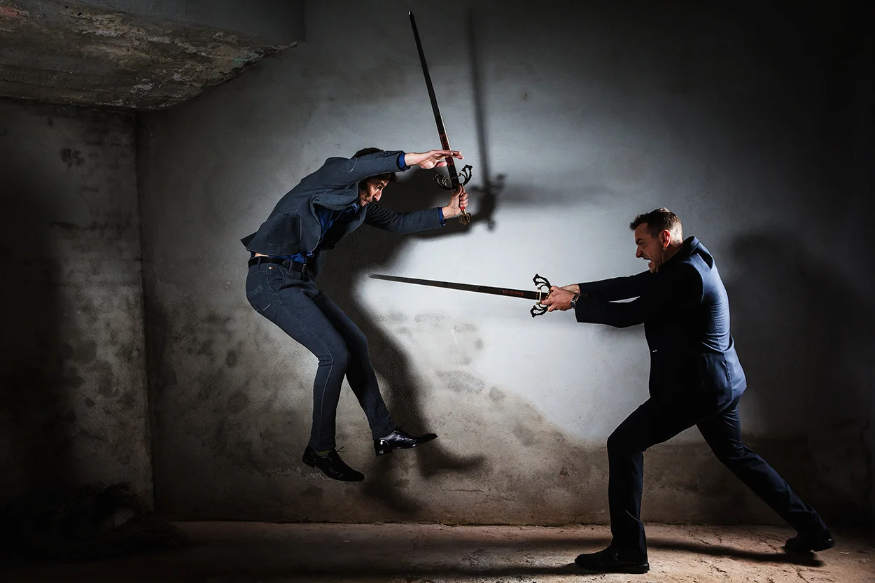 TV stars Tom Waes and Koen Wauters for Menzo