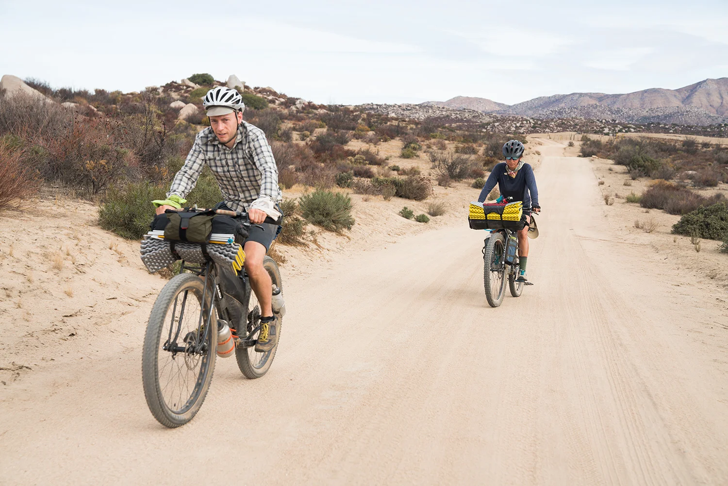 Downhill to Vicente Guerrero during the Bajadivide
