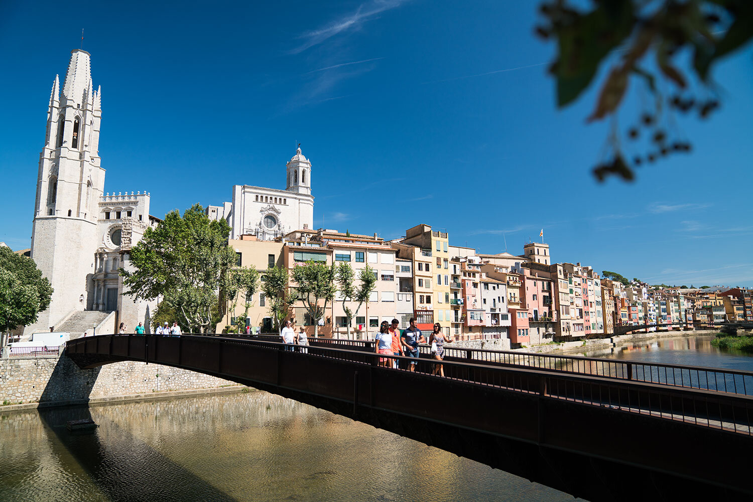 Old town of Girona and it's Cathedral