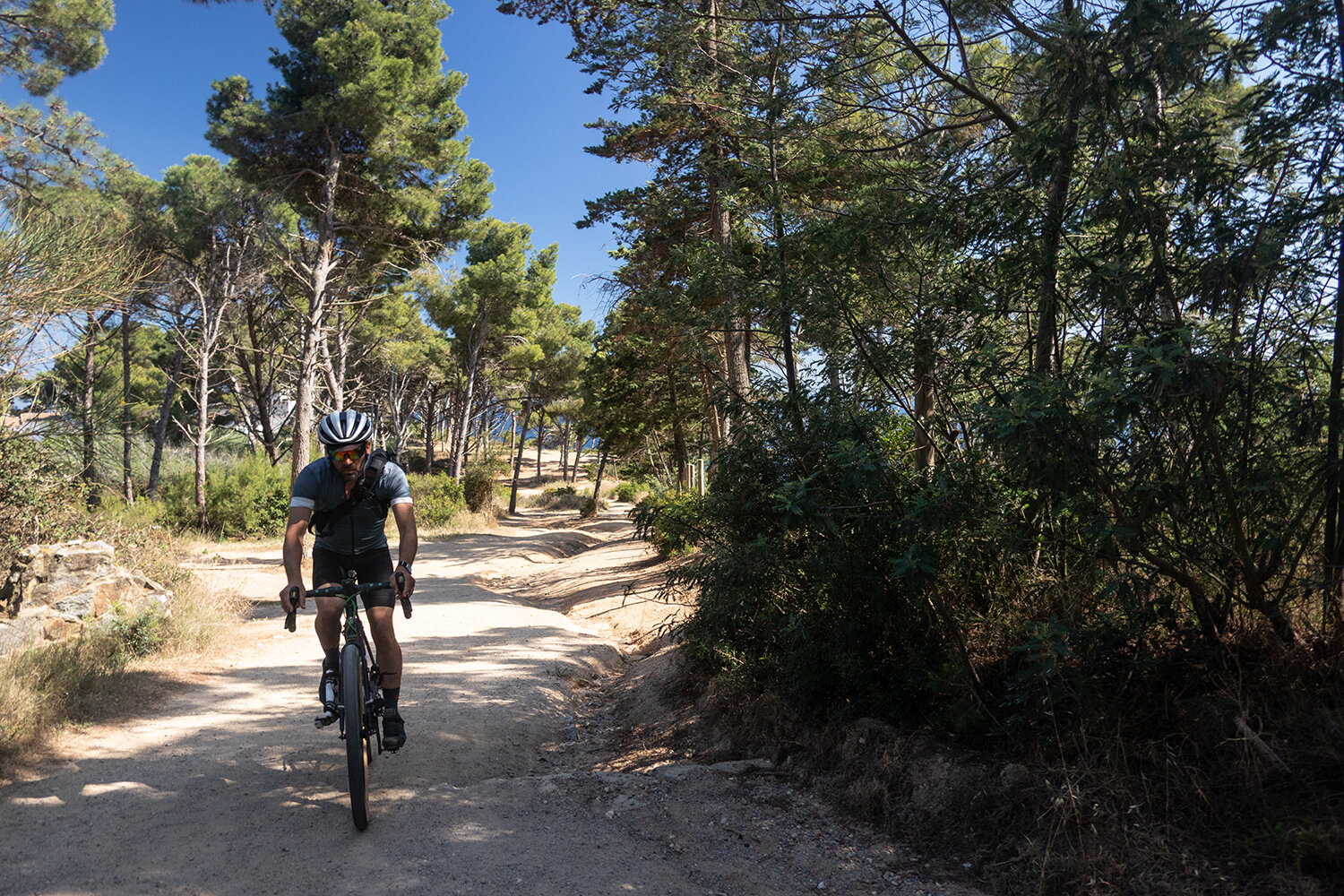 Leaving Cala Canyers