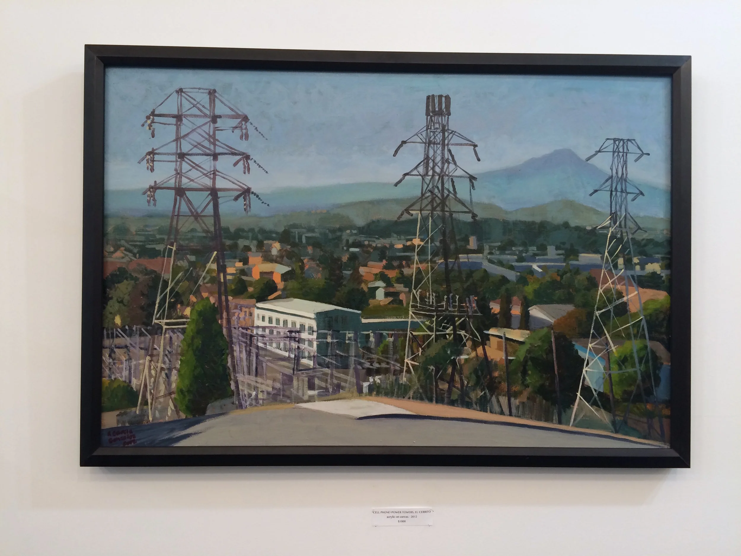 Cell Phone + Power Towers, El Cerrito