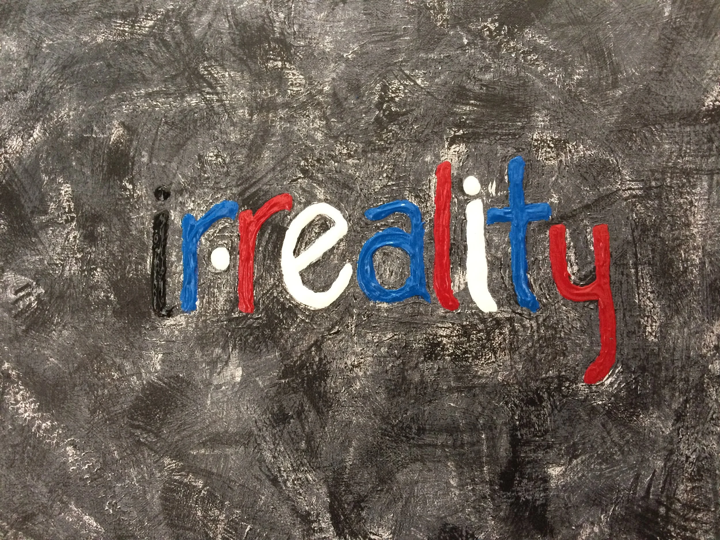  'IR*REALITY' acrylic on canvas by Shoshana Zambryski-Stachel 