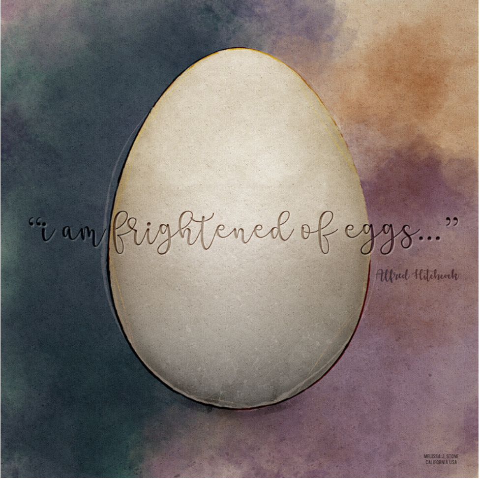 I AM FRIGHTENED OF EGGS by Melissa Stone