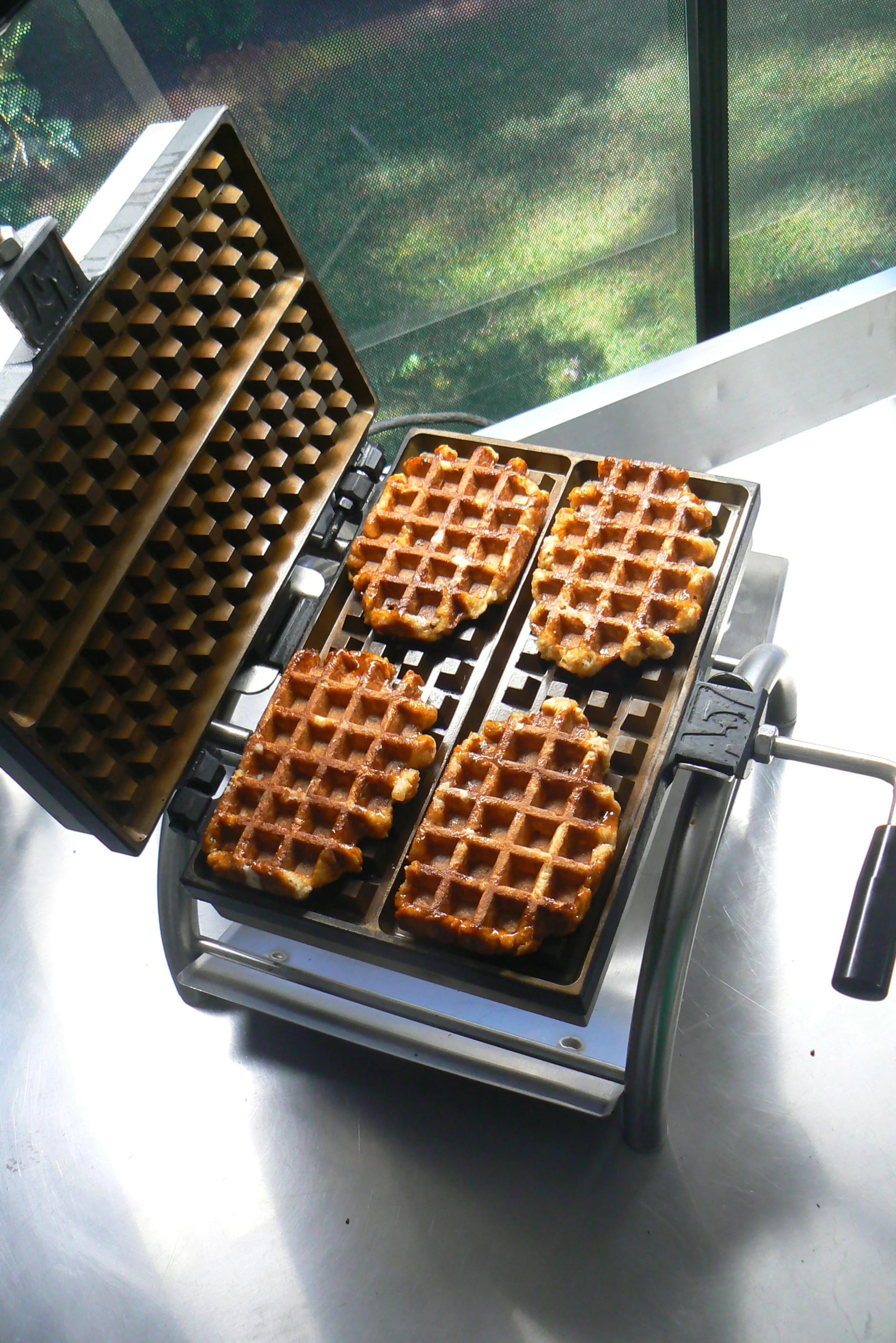 Belgian Waffle Recipe - The Roasted Root