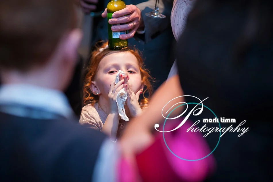 This is why children should always be allowed at weddings. Be sure to bring one for each drink.