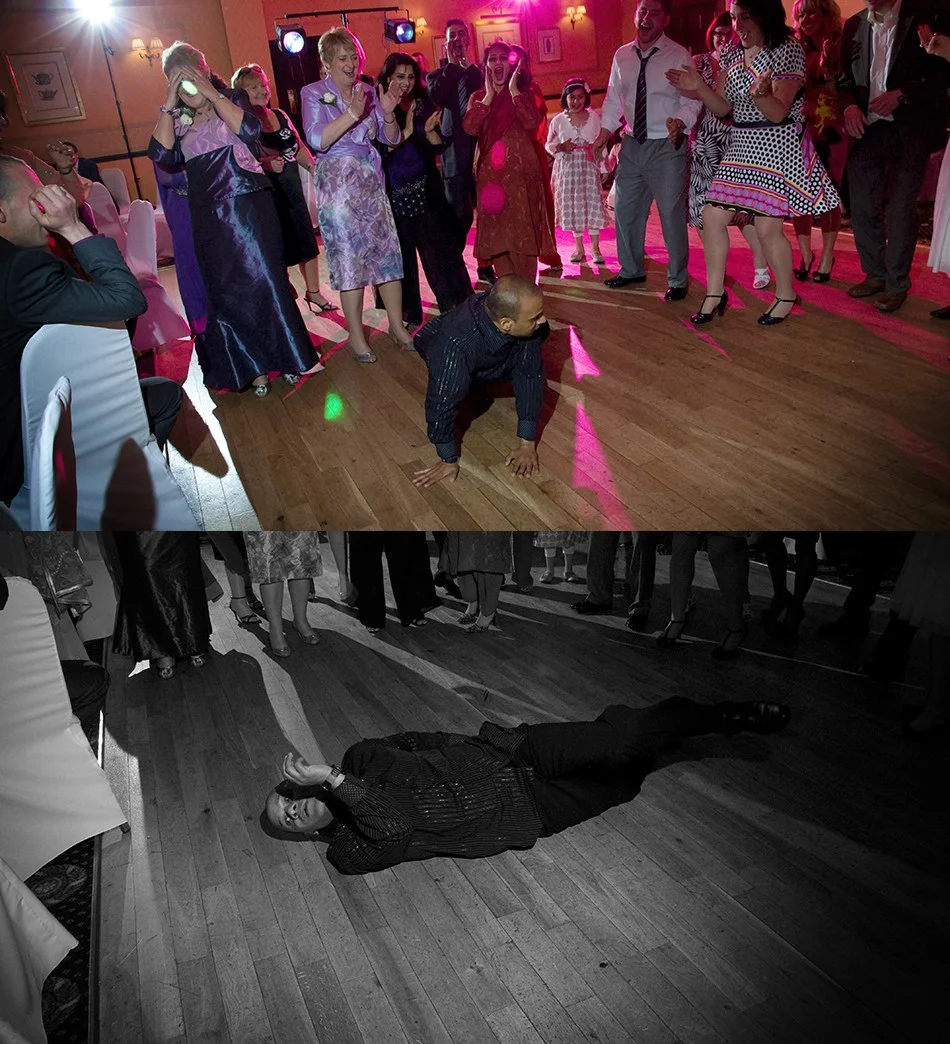 I’ve been caught with THIS one before…….here’s a tip: If you ever see some kind of seizure on the dancefloor, give it a second or two before you attempt CPR. Turns out they’re usually dancing.