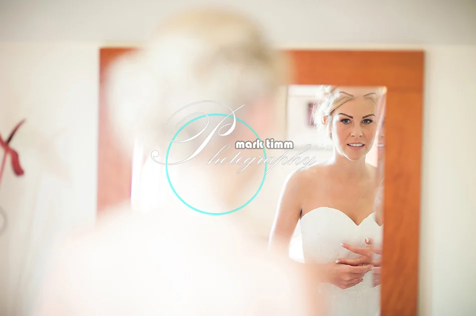 Fiona was very thorough in her preparation for the wedding. She even brought 2 sets of eyebrows just in case.