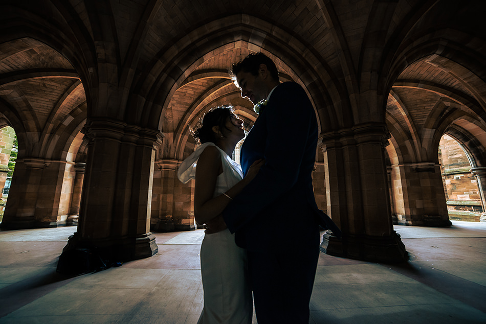 glasgow university wedding photography