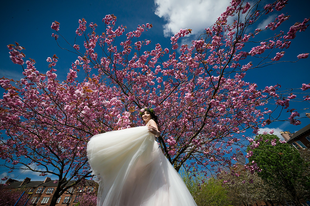 scottish blossom wedding