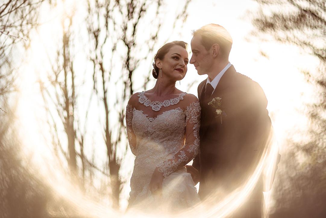 Glenskirlie castle creative alternative wedding photographer sunset scotland