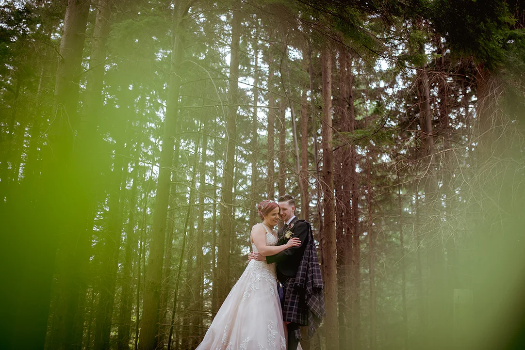 forest wedding scotland woodland glasgow