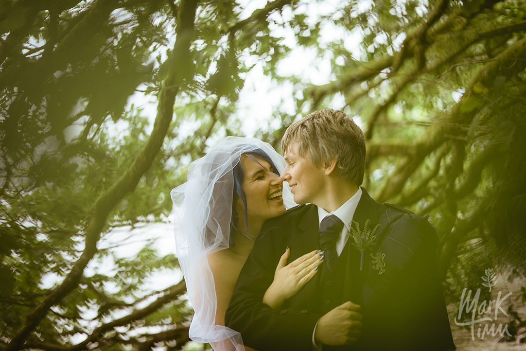 romantic wedding photography scotland loch lomond