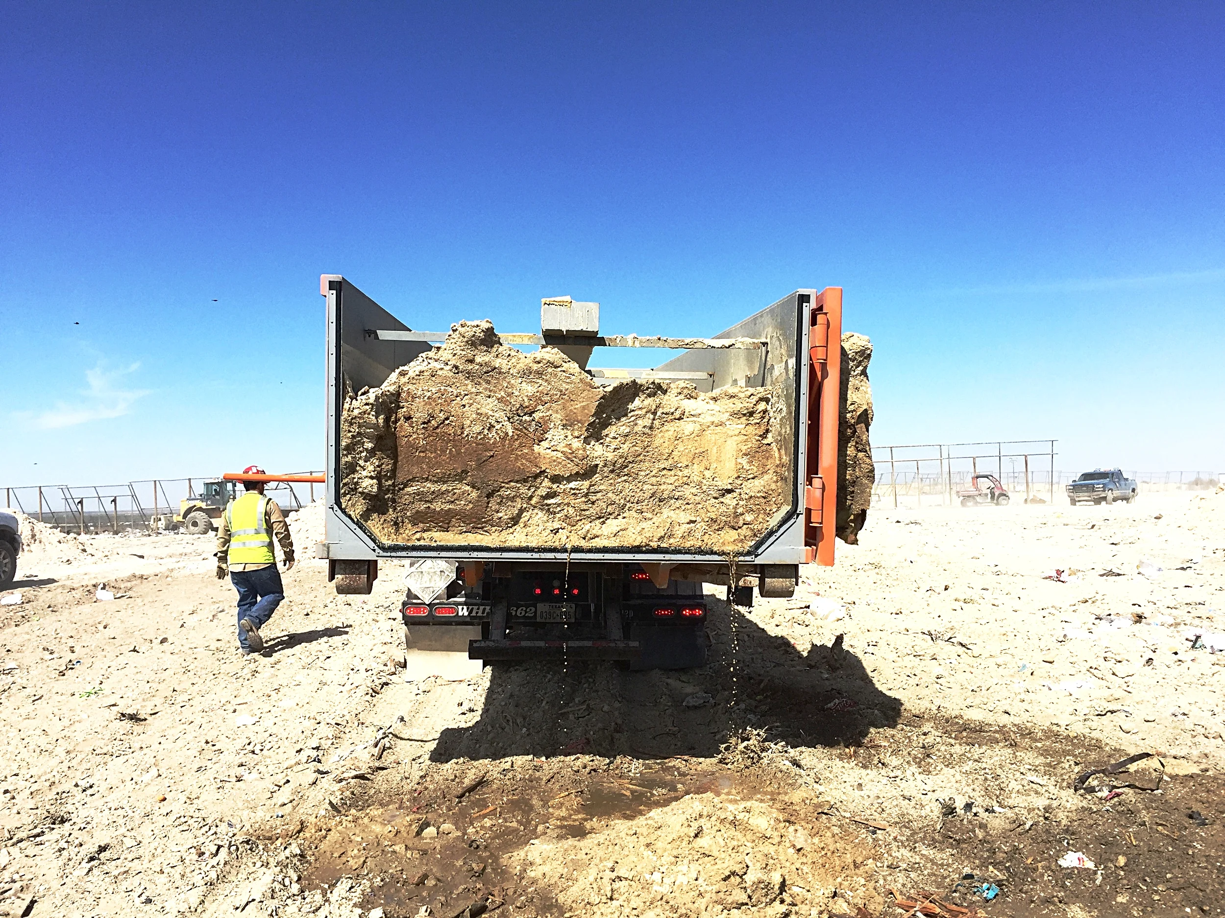 Solids By-Product at the Landfill