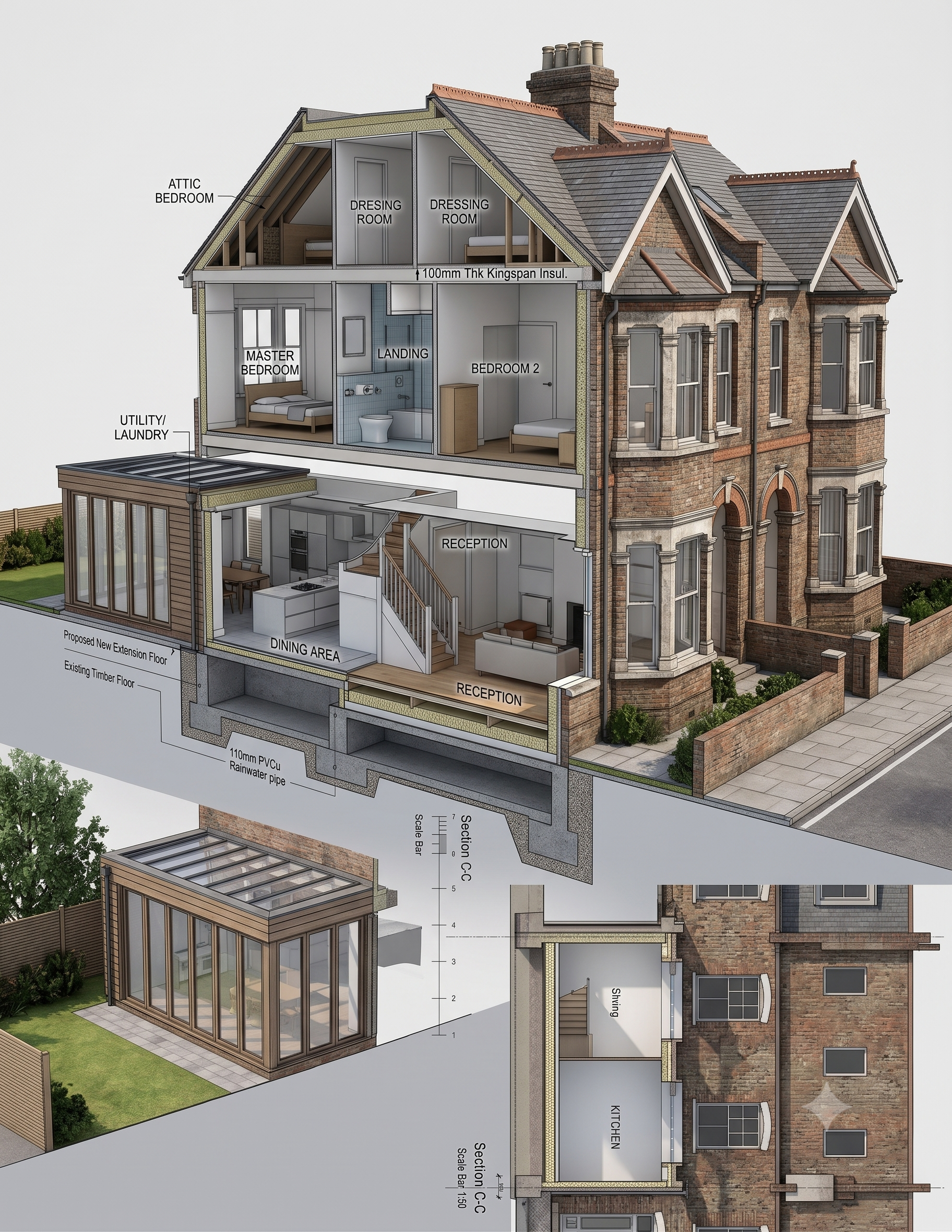 Rear Extension &amp; Internal Alterations Woodstock Road, London