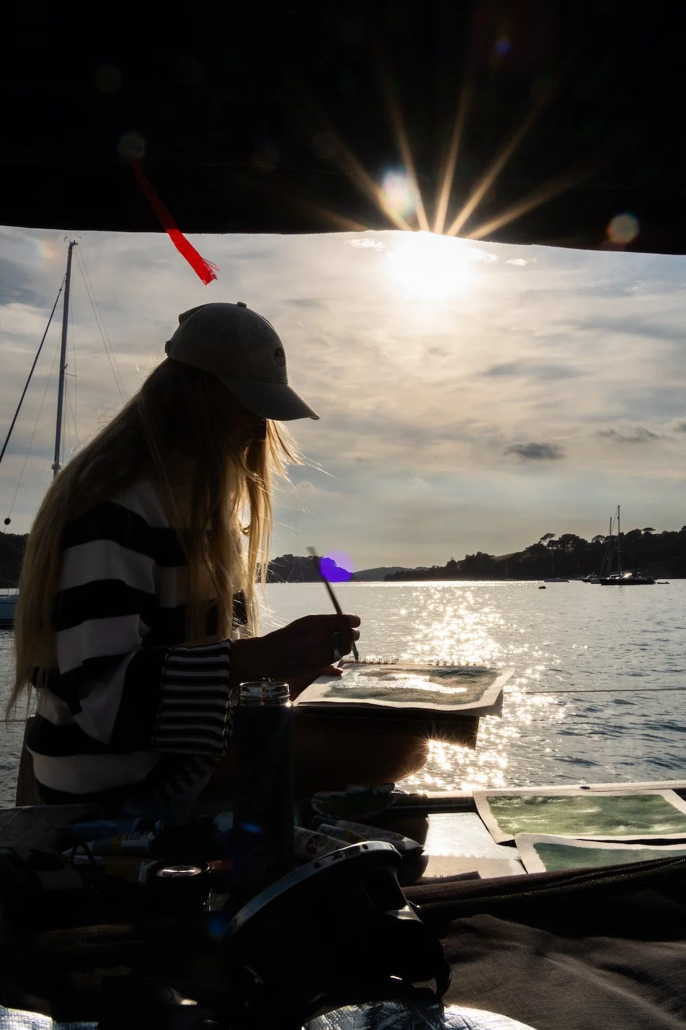 abstract sailing artist