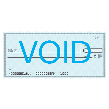 Voided Check - Give a board member a voided check with the amount you’d like to give and we will set up a monthly draft.