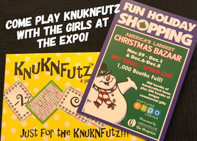 #knuknfutz mark your calendars!  Come and play, check out the fun. WWW.knuknfutzgames.com