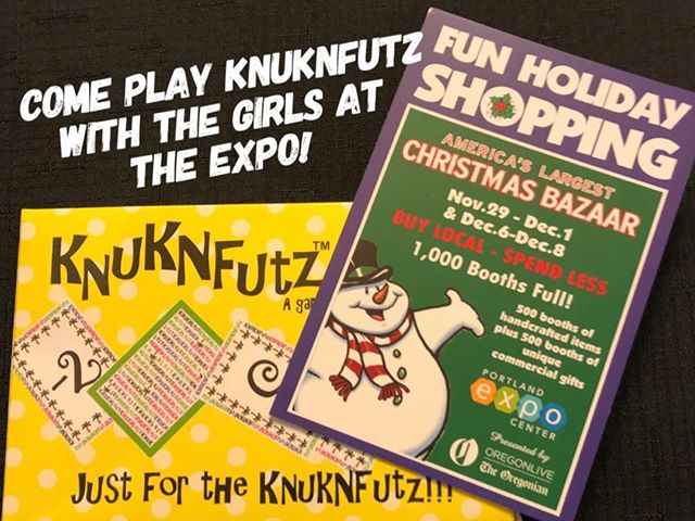 Come join the knuknfutz gals at America&rsquo;s largest Holiday Bazaar. Join us in a game!