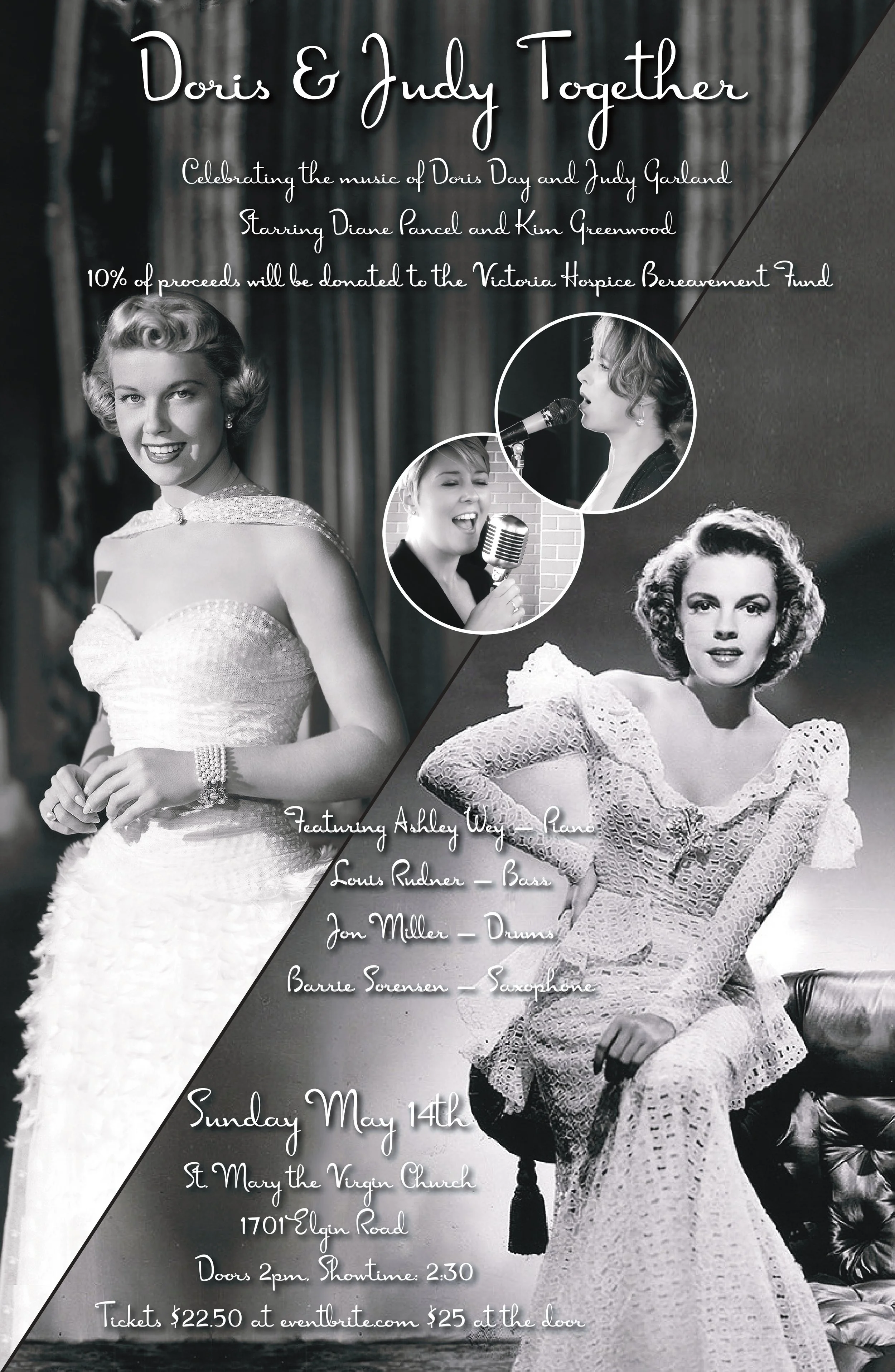 DORIS AND JUDY TOGETHER - CELEBRATING THE MUSIC OF DORIS DAY AND JUDY GARLAND ON MOTHER'S DAY