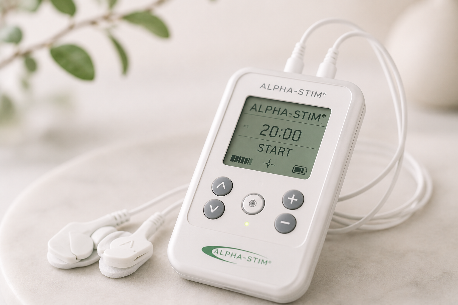 Alpha-stim, medical device for insomnia, depression, anxiety, stress, electrotherapy