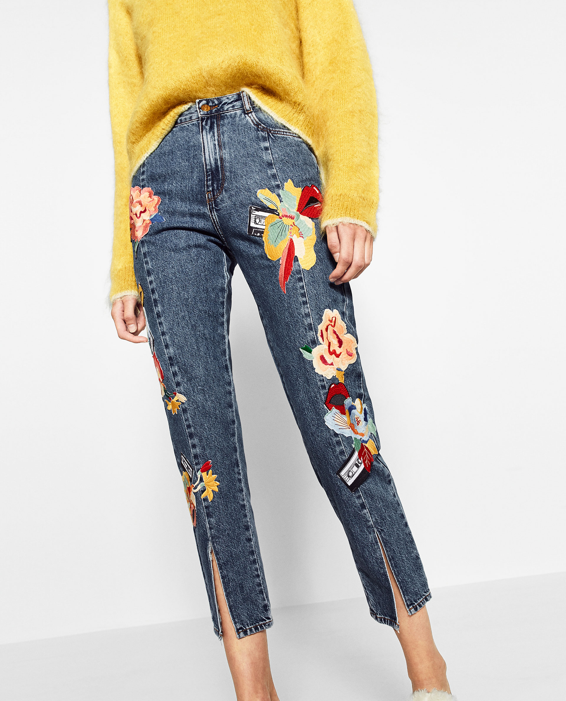 Zara Embroidered jeans.jpg
