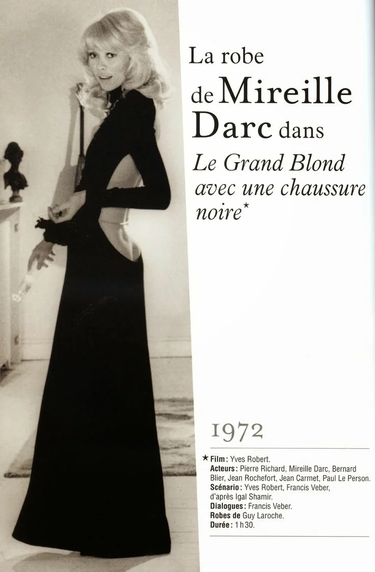 French Actress Mireille Darc in Yves Robert's Le Grand Blond Avec Une Chaussure Noire (1972)