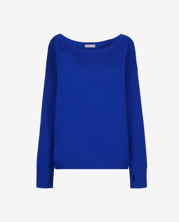 Princesse Tam Tam Cozy Boatneck Jumper (also in forest green) 100% cashmere, £66.50 (used to be £95) - so weirdly, this was under £50 a week ago when I bought it (I promise there is not much more than the velvet jacket and this jumper) and they put the prices up since then. Shame but I am still flagging it though because it is so hard to find pure cashmere at less than £100 and since I have worn it and washed it once already I can testify it is not bad quality. And honestly that cobalt blue...