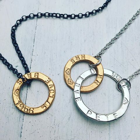 Chambers & Beau Personalised Entwined Hugs Necklace , £95