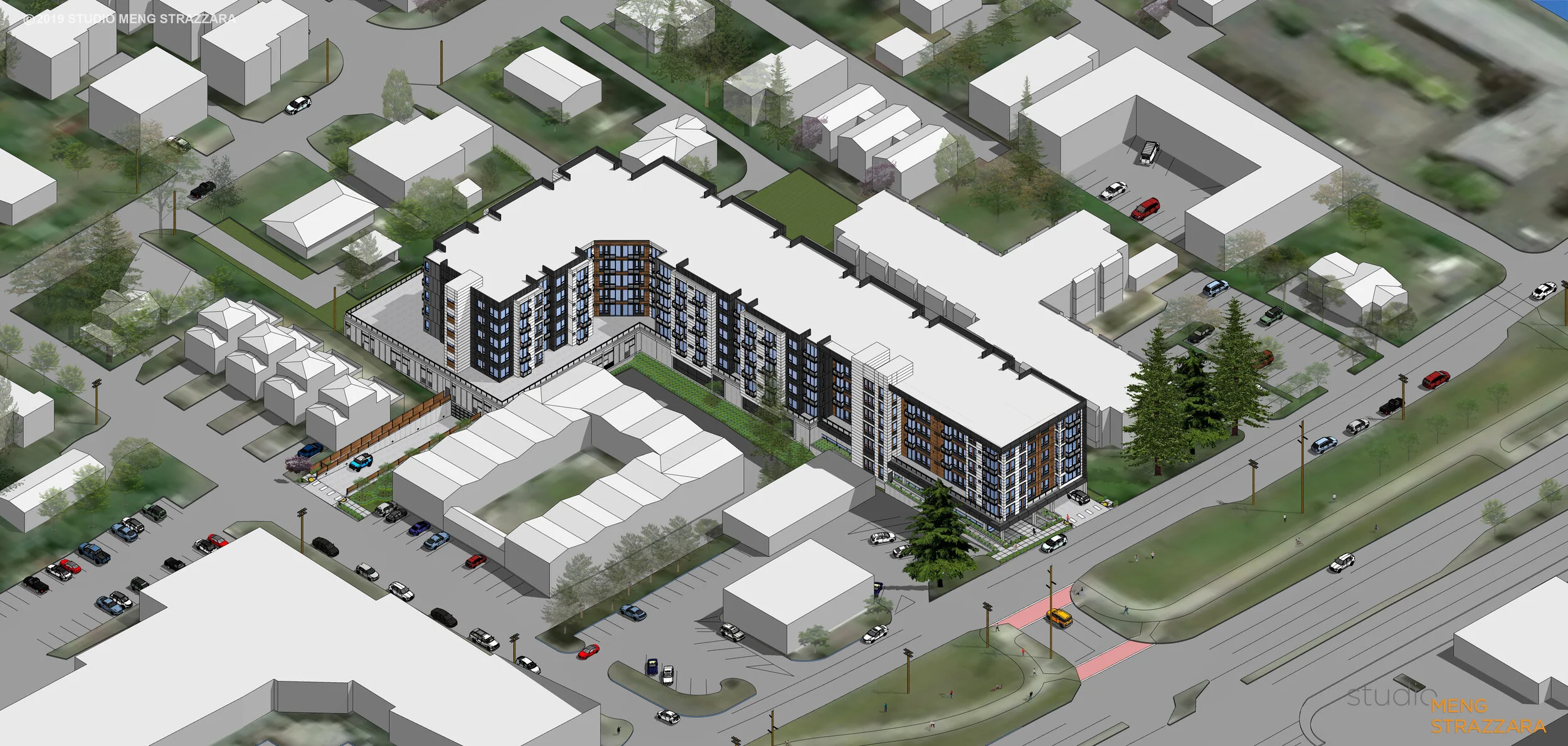 Studio Meng Strazzara Midvale Avenue Apartments