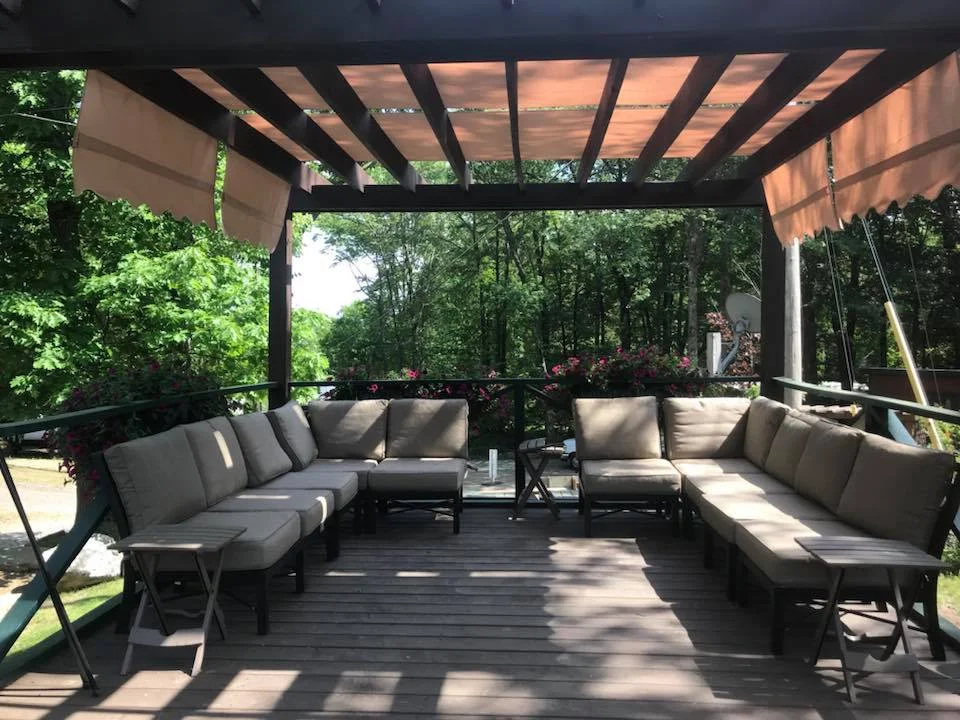 Take a nap or relax in the pergola