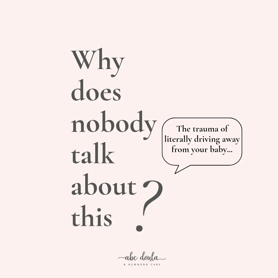 This is not for parents who need a break from their baby. 
This is not about judging people who want some space. 
This is not for anyone overwhelmed with the duties of new parenthood with a newborn. 

I'm talking about what it feels like to be so con