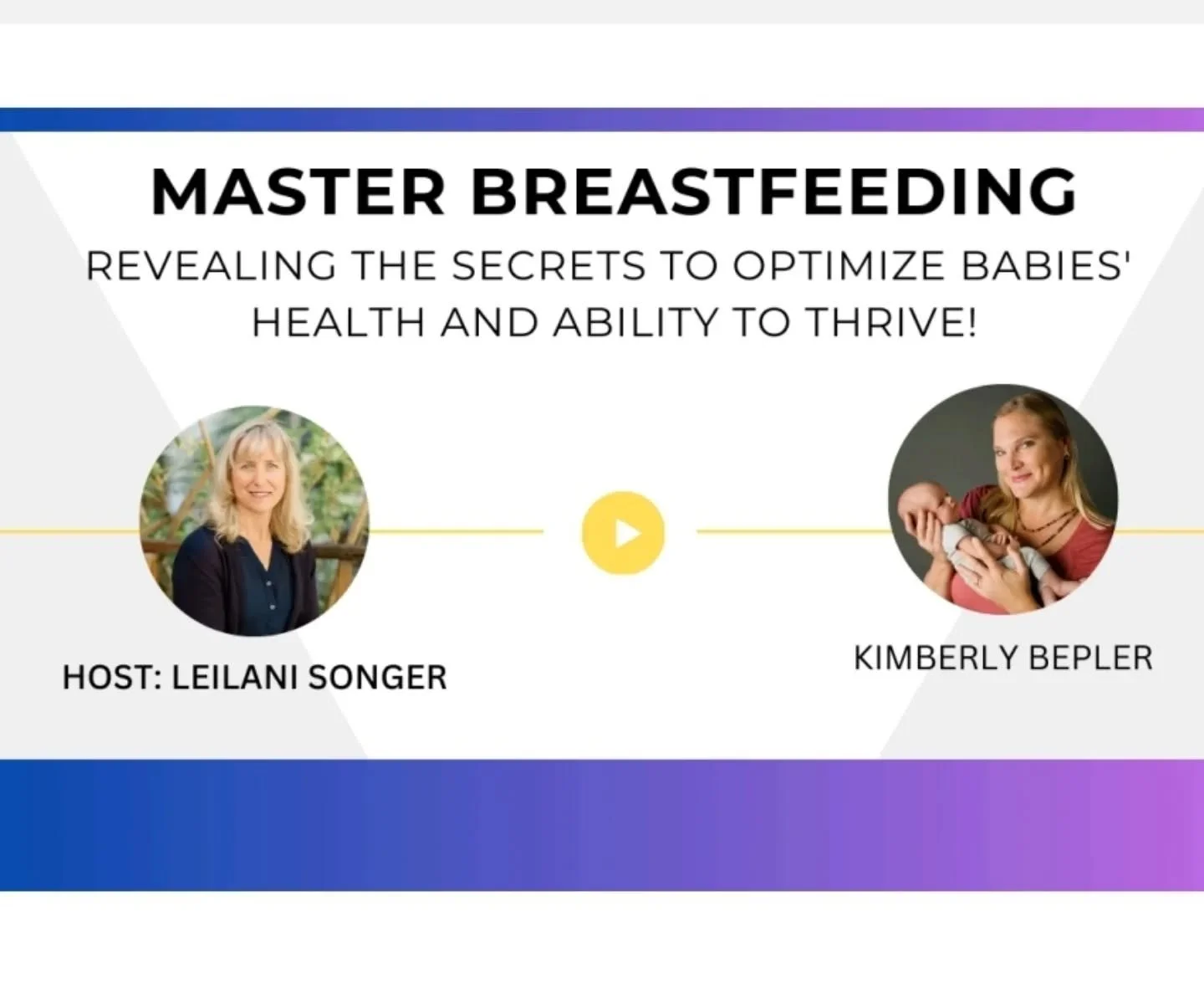 I am honored to be a speaker at the Master Breastfeeding Summit. Over 11 days, 21+ experts will share evidence-based information and techniques to
optimize babies' health and ability to thrive through breastfeeding. This event is designed for moms, f