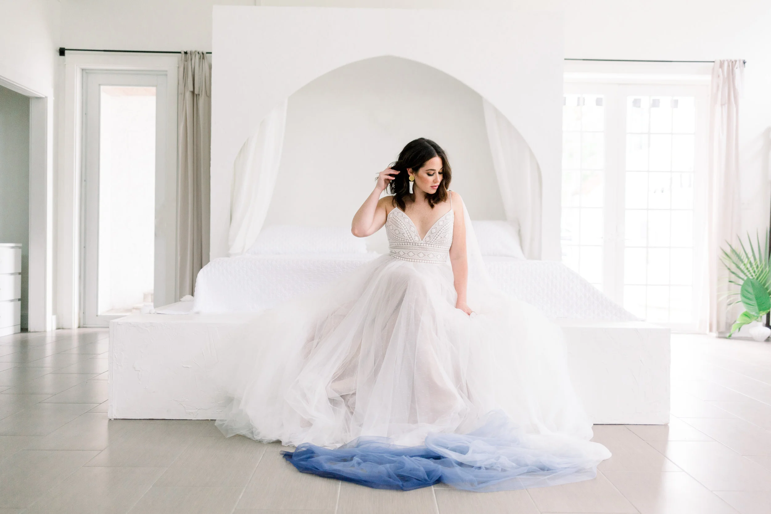 champagne wedding cape