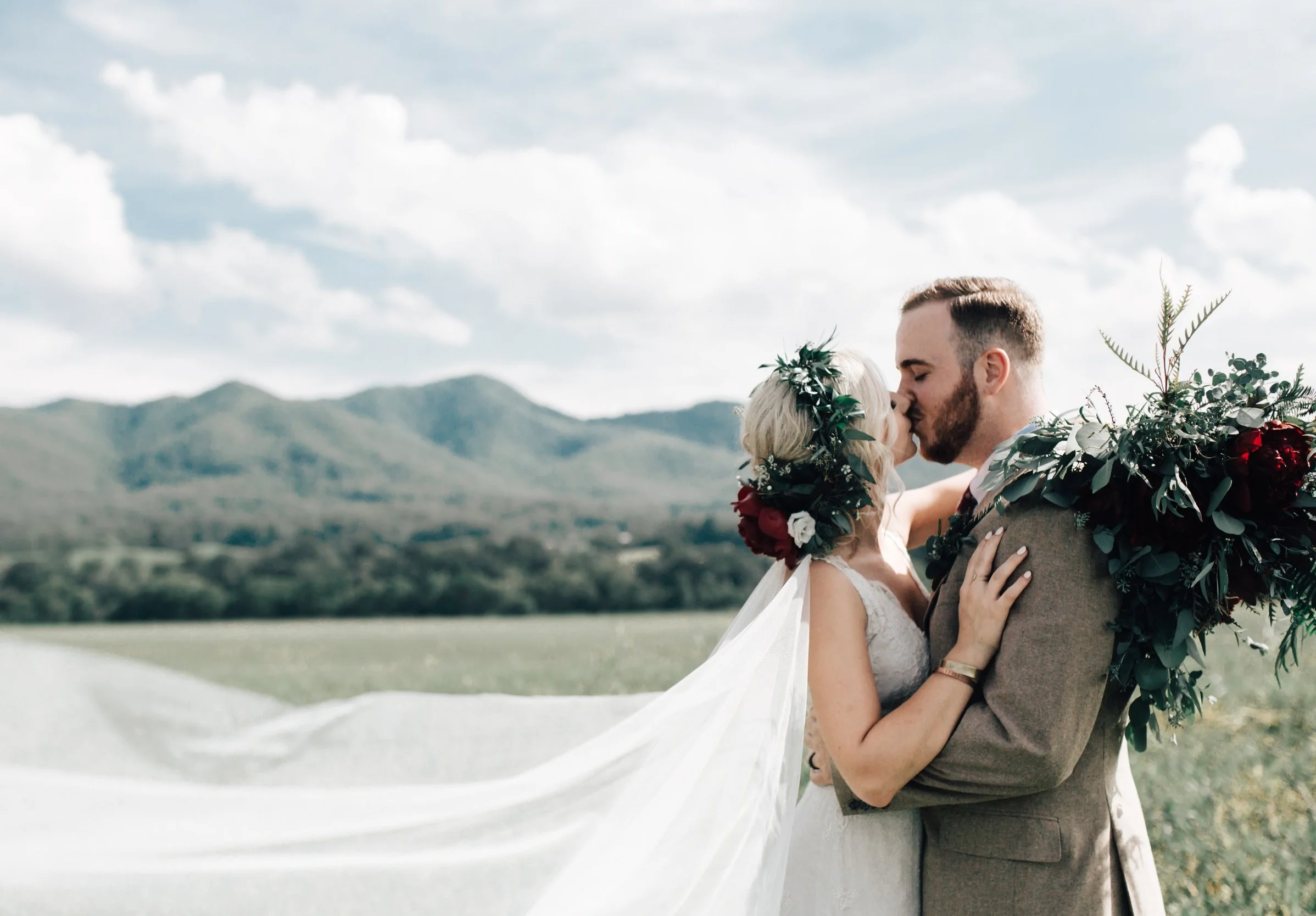 Ivory Bridal Cape with Lace Detail - 90” Chapel length