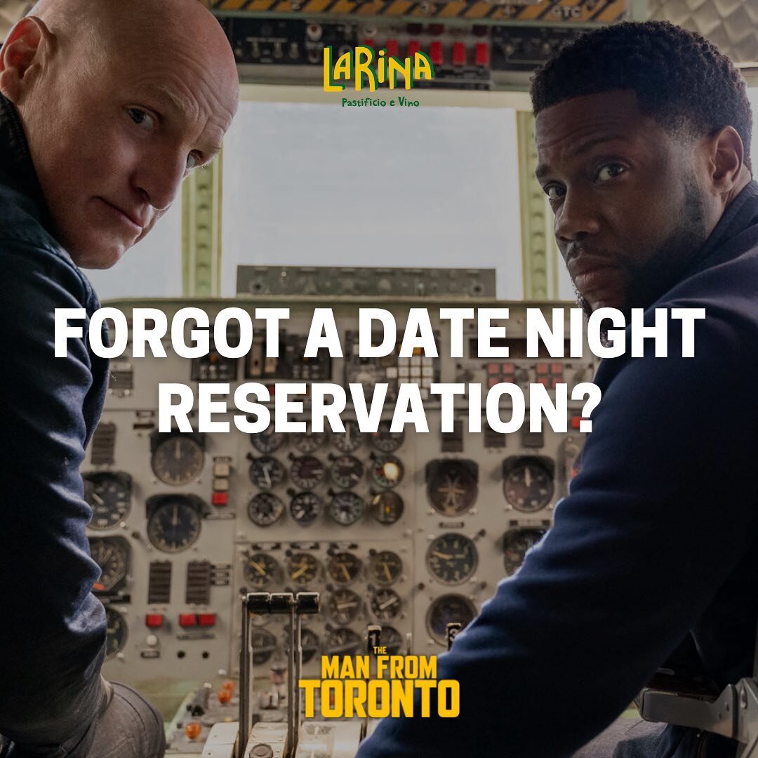 Forgot about date night? Skip the waitlist this weekend by clicking the link in our bio, courtesy of 'The Man From Toronto' streaming June 24, only on @netflix