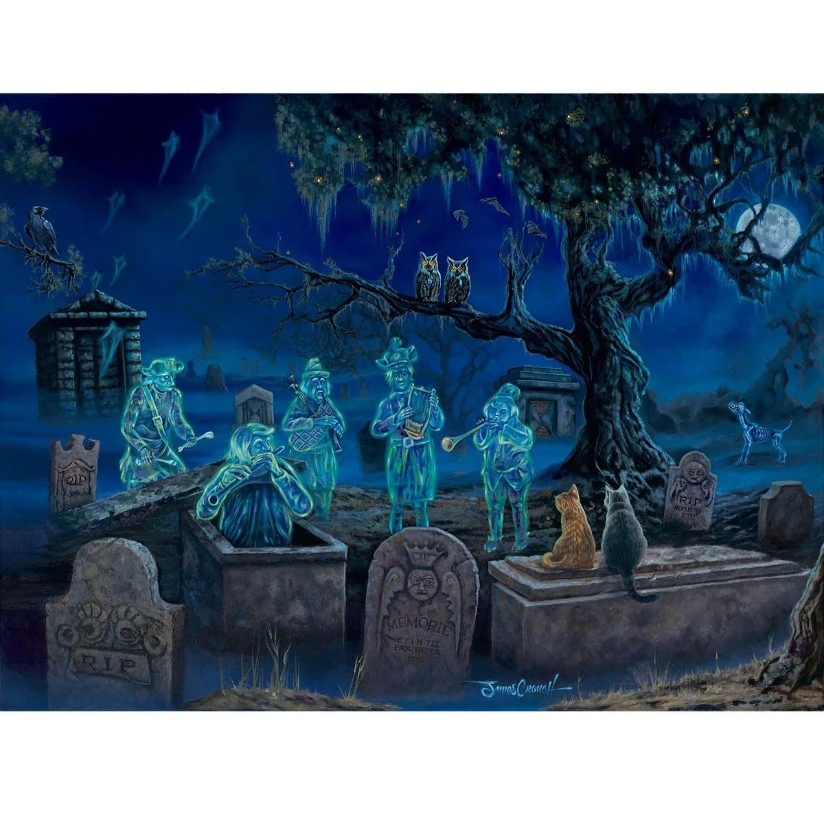 Graveyard Soiree by James Crouch  Signed and Numbered Edition.jpg