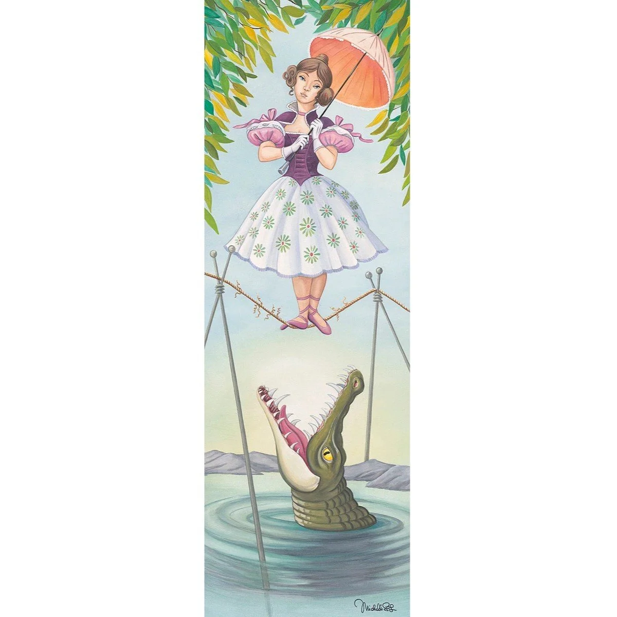 Stretching Portrait The Tightrope Walker by Michelle St.Laurent 2.jpg