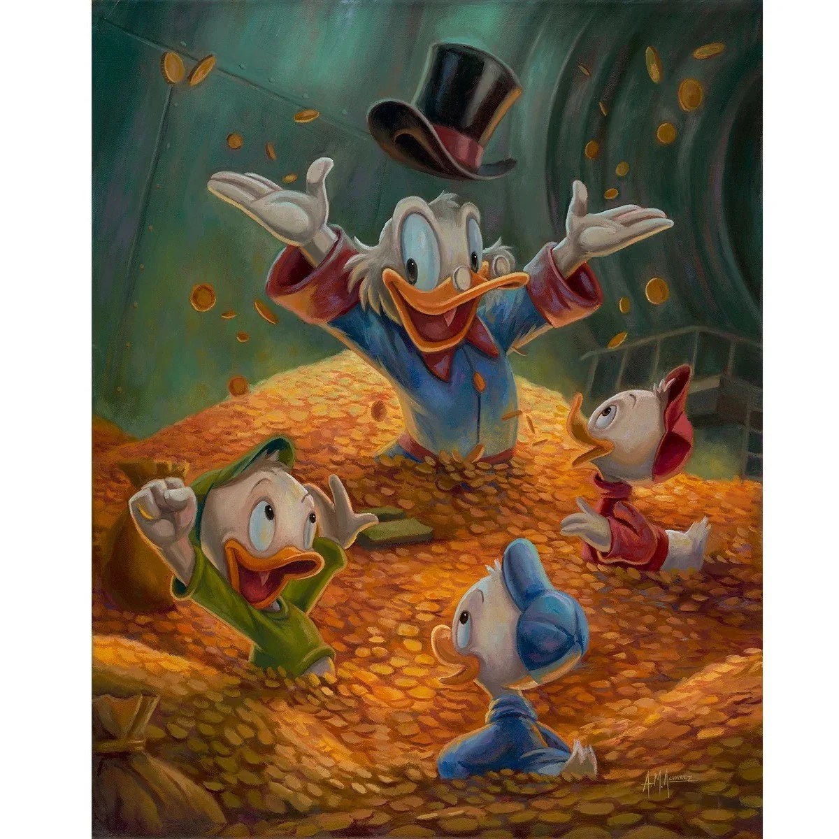 Uncle Scrooge's Greatest Treasure by Angel Alvarez Signed and Numbered Edition 2.jpg