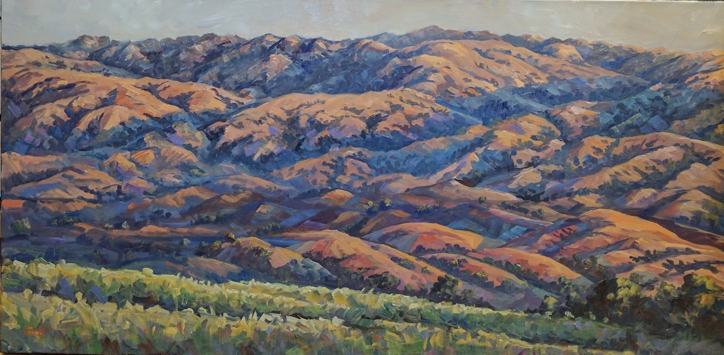 Evening on the Ridge 18 x 36.jpg