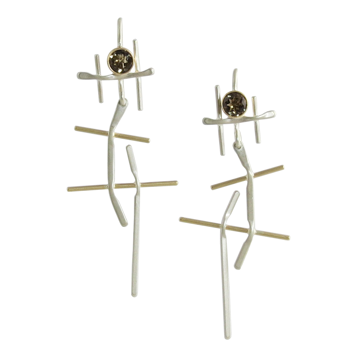 Web Fences smoky quartz earring.jpg