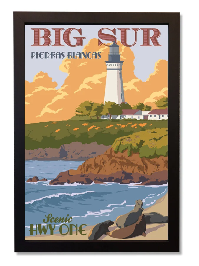 Big Sur Piedras Blancas+framed.jpg