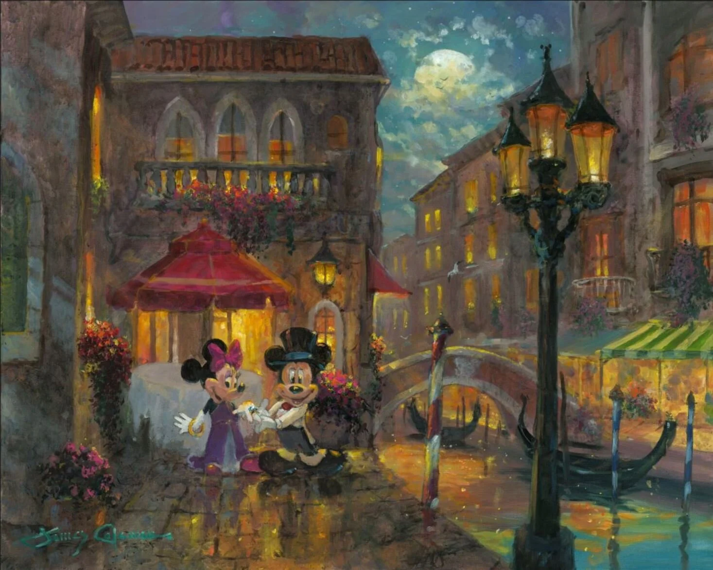 Disney Fine Art ディズニーファインアート シンデレラ城 ティンカー 