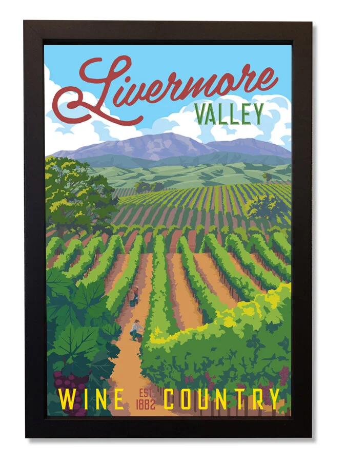 Livermore Valley Wine Country framed.jpg