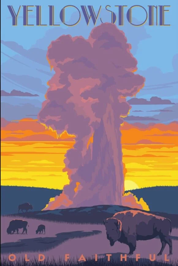 Yellowstone Old Faithful paper.JPG